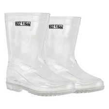 Kids Boys Girls Clear PVC Rain