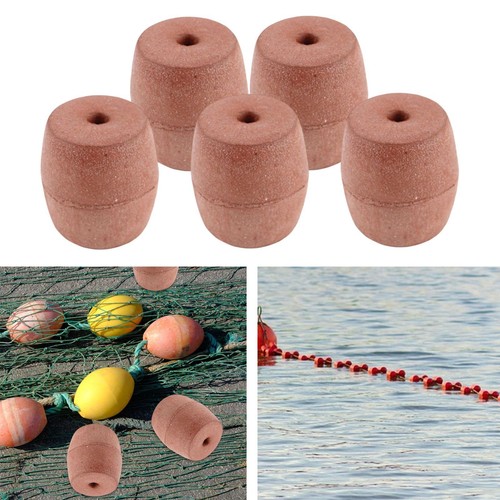 Set floating rope buoys - of,