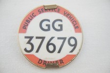 PSV GG 37679 Bus Drivers Badge