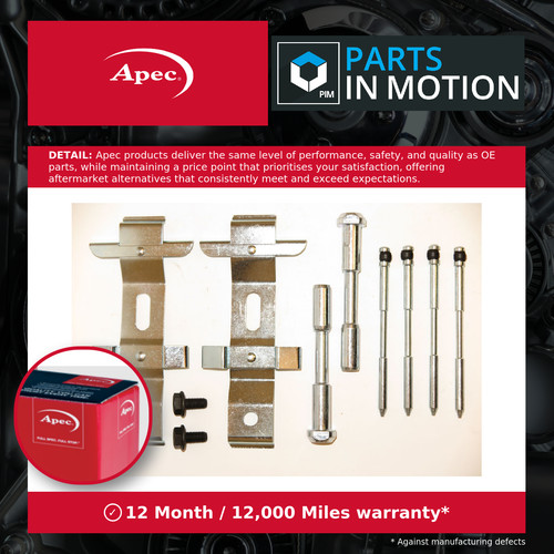 Brake pad fitting - pad, kit