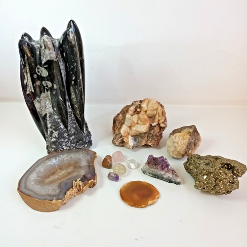 Bundle geodes crystals - bundle,