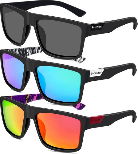 3pcs mens sunglasses - 3pcs,