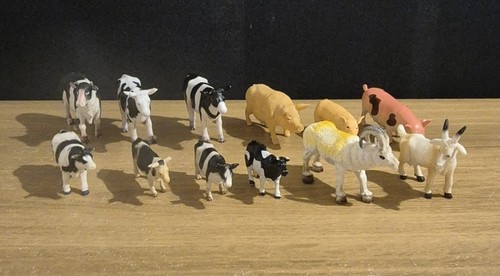 Selection farm animals - a,