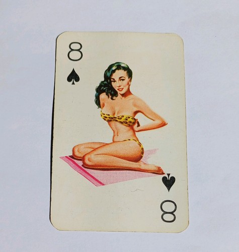 Individual single playing card - playing,