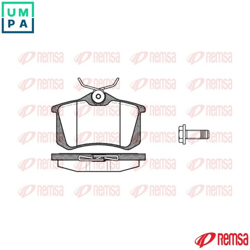 Brake pad set disc - pad,