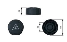 GATES RC247 Cap, coolant tank