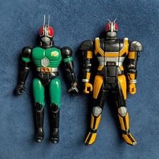 1995/96 Green & Ecto Accelerating Super Gold Masked Rider Bandai Action Figures
