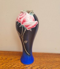 Franz Porcelain Pink Rose Vase
