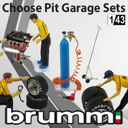 Brumm ferrari pit garage - brumm,