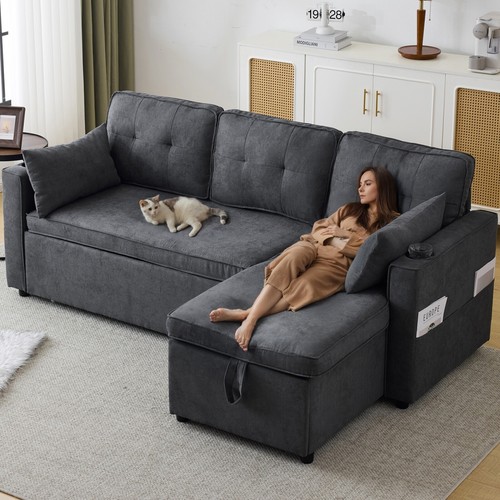 Cotton linen corner sofa pull - corner,