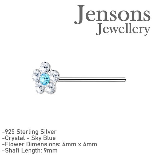 Nose stud 925 silver steel - nose,