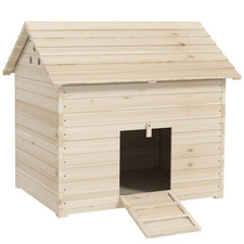 Pawhut wooden duck house - wooden,