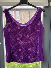 Kaliko Velvet Vest Top