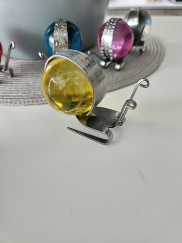 Handmade fork snail sculpture - handmade,