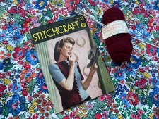 Vintage STITCHCRAFT March  1943 ~ Wartime Knitting Sewing Patterns