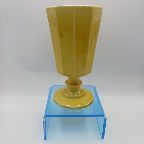 Yellow octagonal faceted - octagonal,