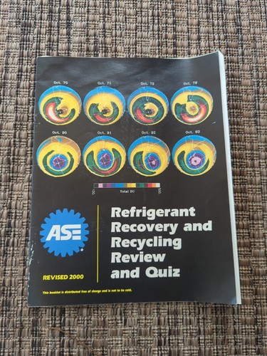 Ase refrigerant recovery - refrigerant,