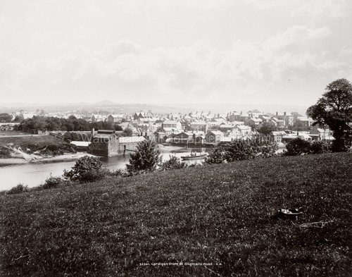 Cardigan wales townscape river - wales,