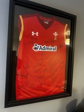 Framed Squad Signed Wales