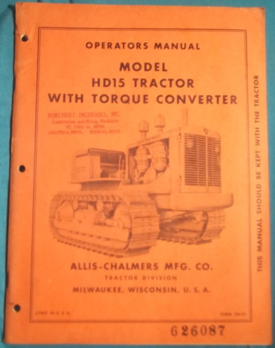 Allis chalmers hd15 crawler - allis,