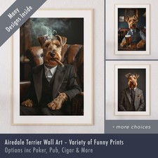 Airedale Terrier Wall Art –