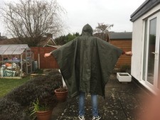GENUINE BRITISH ARMY ISSUE 58 pattern PONCHO / CAPE / SHELTER -  FREE POST