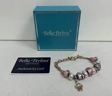 Bella Perlina Gold-Toned Pink
