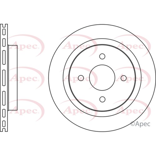 Brake discs vented for - 2x,