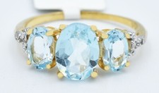 GENUINE 3.12 Cts AQUAMARINE &