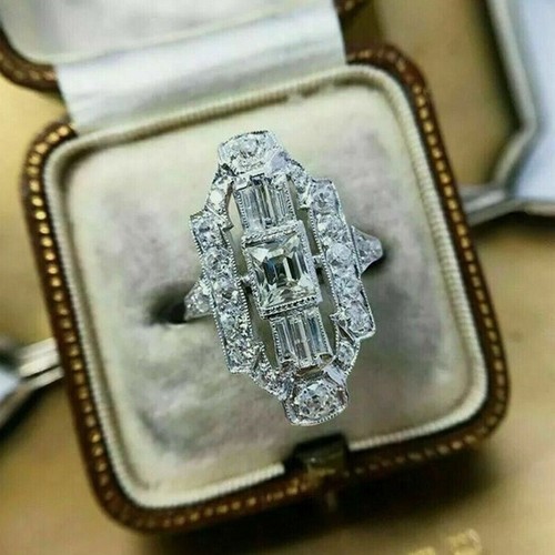 2ct emerald diamond - 2ct, antique