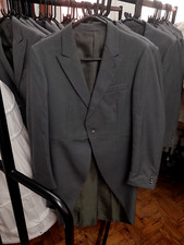 Set of 5 Men's Grey Morning Coat Formal Wear Young's 