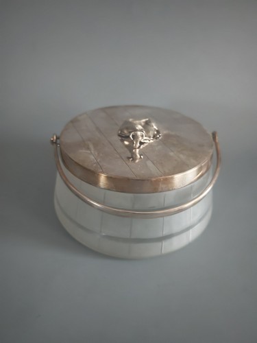 Victorian butter dish - butter, with