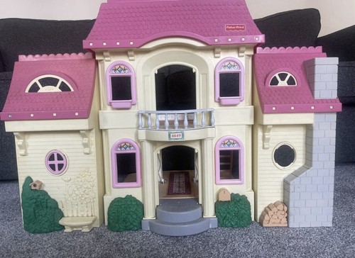 Fisher price dolls house with - dolls,