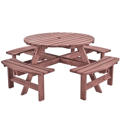 Seater round wooden - round, dining