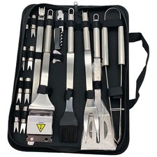 BBQ Tool Set Stainless Steel