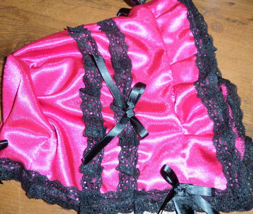 Abdl sissy deep pink satin - abdl,