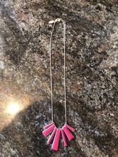 Next necklace with pink pendant
