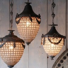 Lovely, French, Acorn Antique Style Chandeliers 