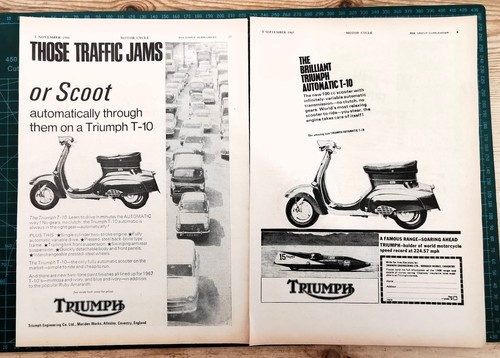 Triumph scooter 1965 - triumph,