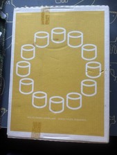 IKEA Vintage Interlocking Ceramic Tea Light Holders by Ehlen Johansson BOXED