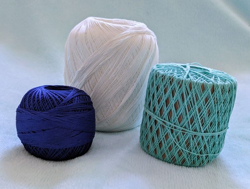 Job lot size crochet thread - lot,