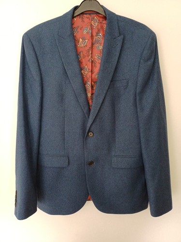 Men next mid blue suit - next,