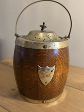 Antique Oak Barrel Shaped