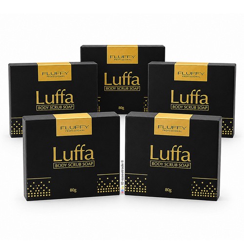 Fluffy luffa body scrub soap - fluffy,