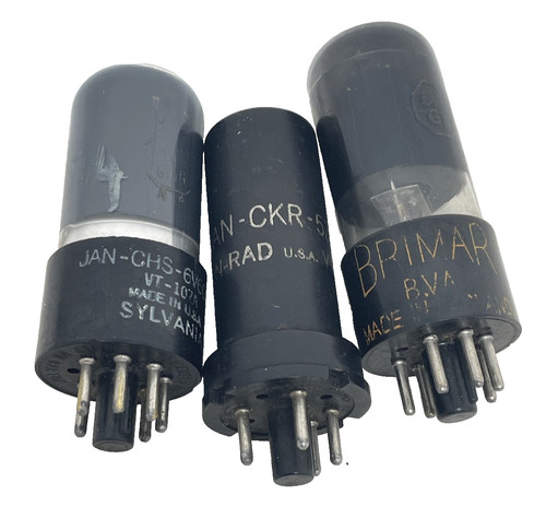 Assorted vintage valves - 3x,