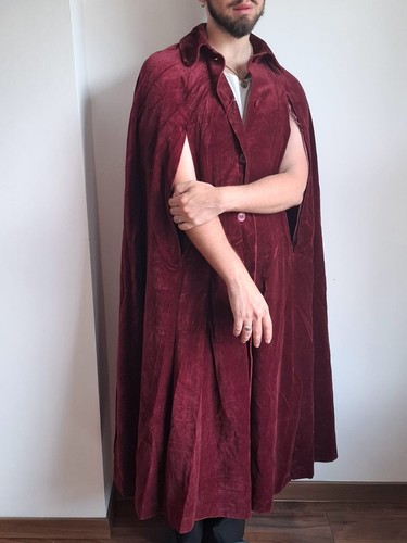 Vintage burgundy velvet - vintage,