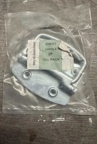Zinc plated chest handles - plated,