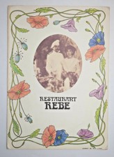 MENU restaurant Rebe Heinz Witschi GASTRONOMY Zurich SWITZERLAND cuisine 