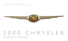 2000 Chrysler Concorde Owners Manual User Guide
