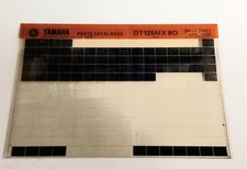 Yamaha DT 125 MX 4J3 80 Spare Parts List Microfiche (Apr 80)